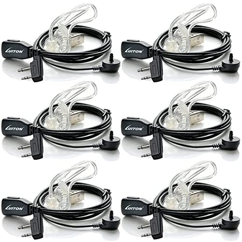 Midland Security Headsets with Mic - Compatible with Midland GXT1000VP4 LXT600VP3 GXT1050VP4 GXT1000XB LXT500VP3 etc (6 Pack) - color: 6 pack