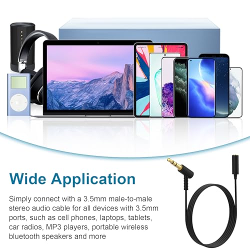Headphone Extension Cord for Bose Compatible with Bose QuietComfort, QC45, QC35 II, QC35, QC25, NC700 Headphones, 3.5mm Male to Female Stereo Audio Cable for Phone, PS4, Switch, Tablets (16.4ft) - style: 16.5FT