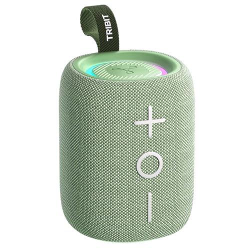 Tribit StormBox Mini+ Portable Bluetooth Speaker, 12W, 360° Sound, Green - color: Green