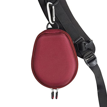 Hermitshell Case for AfterShokz Trekz Air/AfterShokz Aeropex/Titanium Mini/Shokz OpenRun Pro/SHOKZ OpenRun Pro 2 Open Ear Wireless Bone Conduction Headphones AS650 / AS800 (Canyon Red) - color: Canyon Red