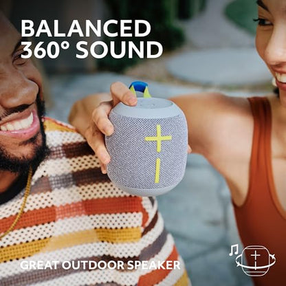 Ultimate Ears WONDERBOOM 4 Portable Waterproof Speaker - Blue | Balanced 360-Degree Sound and Bass, Dustproof, Floating, 131ft (40m) Range - color: Blue