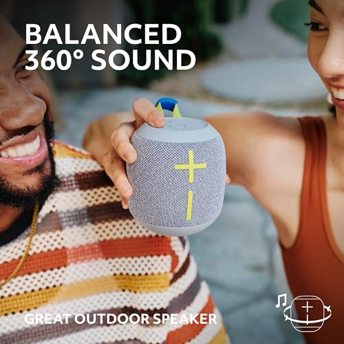 Ultimate Ears WONDERBOOM 4 Portable Waterproof Speaker - Sand | Balanced 360-degree sound and bass, dustproof, floating speaker, 131ft (40m) range - color: Sand