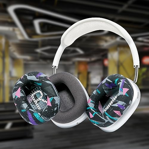 WC SweatZ Max - Patented Silicone Sweat Covers for AirPods Max 1 | Made by Wicked Cushions | (Does Not Fit AirPods Max 2). Sweatproof, Full Earpad Protection | 90's Black - color: 90's Black