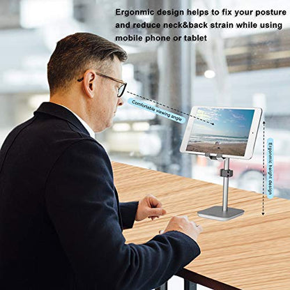 Headphone Stand Phone Holder - color: Silver