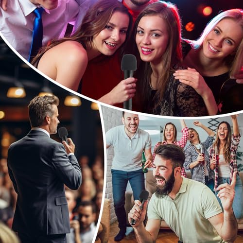 Foam Microphone Windscreen, Disposable Mic Cover, Soft Sponge Foam Mic Windscreen Compatible with SM58 Series Microphones for Recording, Live Streaming, Podcast,KTV,With JBL Microphones