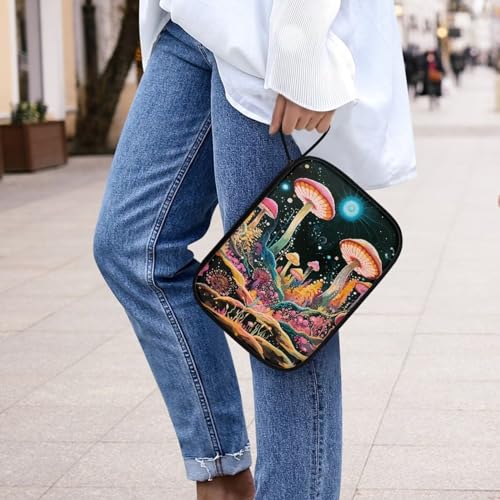 Watch Band Storage Bag Durable Watch Straps Carrying Bag Travel Organizer Bag Compatible with Apple Watch, Cable, Watch Band Pin, Mushroom - color: Mushroom