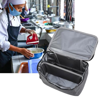 Sturdy Mixer Storage Bag for 5/6/7/9 Speed Hand Mixer with Foil Lining and Carry Handle Organizers Water Accessory Bag