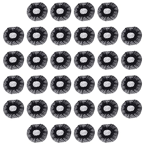 ibasenice 100pcs Nonwoven Microphone Covers Disposable Ktv Karaoke Mic Protector Ultra-thin Saliva Shield for Voice Tube Easy to Use for Events and Performances