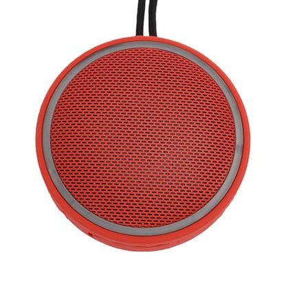 Diyeeni Bluetooth Shower Speaker, IPX6 Water Proof Portable Bluetooth 5.3 Speakers with Suction Cup, Mini Wireless Speaker with RGB Lights, Loud Stereo Sound for Bathroom (Red) - color: Red