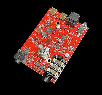 Schiit Fulla E Headphone DAC/Amp with Mic Input for Gaming & Comms | ESS ES9018 DAC with Alps RK09 pot, up to 300mW/16 ohms, 24-bit mic input with TI ADC, optical input, USB-C aux power port.