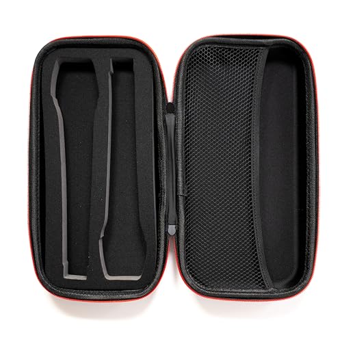 Fabricko Dual Wireless Microphone Travel Case, Hard EVA case, Protective, Shockproof, Waterproof for outdoor