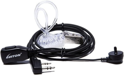 20 Pack Walkie Talkie Earpiece with Mic for BaoFeng Radio Retevis Headset for Baofeng UV-5R BF-888S Arcshell Retevis H-777 RT21 RT22 Kenwood 2 Way Radio by LUITON - color: 20 pack