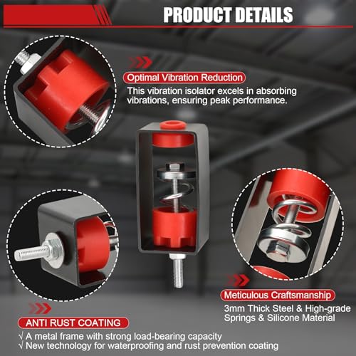 8 Pack Ceiling Spring Vibration Isolator Hangers for A/C Air Handler