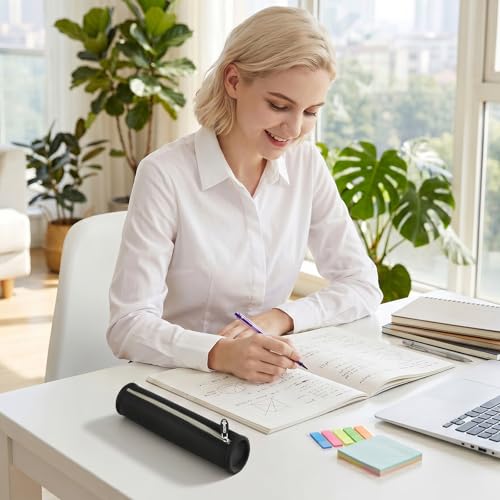 Cosmos Neoprene Case Bag Holder Zipper Pouch for Stylus Pen, Black Color with Gray Zipper - color: Gray Zipper