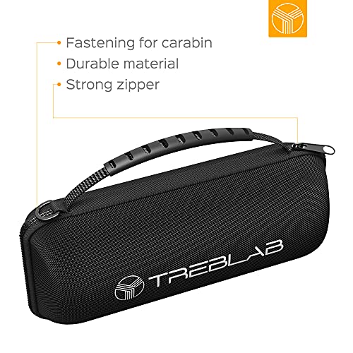 TREBLAB CB-77 - Original Carrying Case for HD77 Bluetooth Speaker | Compatible with Portable Speakers up to 3.15 x 3.19 x 7.36 in, Black