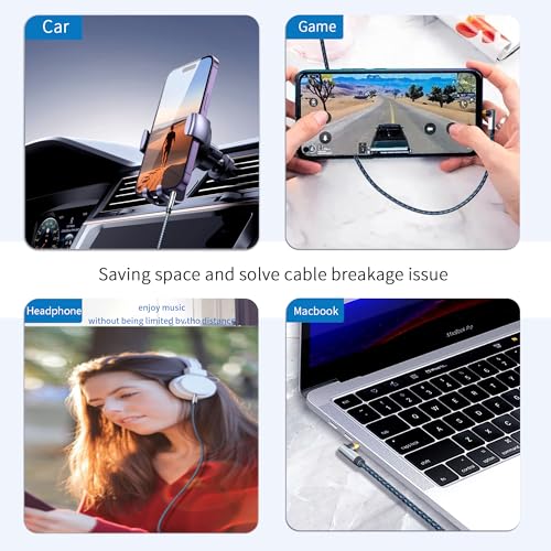 Meokse Headphone Extension Cable 3FT,3.5mm Male to Female Audio Cable,AUX Extension Cable 3.5mm Aux Jack Audio Extension Cable,3.5 mm Nylon Braided Extension for car Smartphones,Tablets,Media Players - size: 3FT/1M
