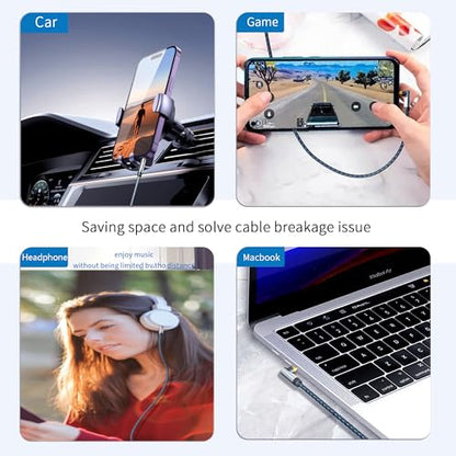 Meokse 3.5mm Male to Female Audio Cable 20FT,Headphone Extension Cable,AUX Extension Cable 3.5mm Aux Jack Audio Extension Cable,3.5 mm Nylon Braided Extension for car Smartphones,Tablets,Media Players - size: 20FT/6M