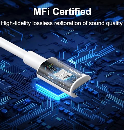 2 Packs Wired Headphones for iPhone 14 Earphones Wired Nosie Reduction Built-in Microphone&Volume Control Headsets，Earbuds for iPhone 14/13/12/11/XR/XS/X/8/7/6/SE/Pro Max，Support All iOS System，White