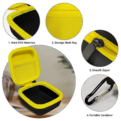 EVA Hard Case for DEWALT Wearable Bluetooth Speaker, Magnetic Clip-On DEWALT Mini-Speaker Case Fit for DEWALT Speaker Travel Protective Carrying Storage Bag (Only Box)
