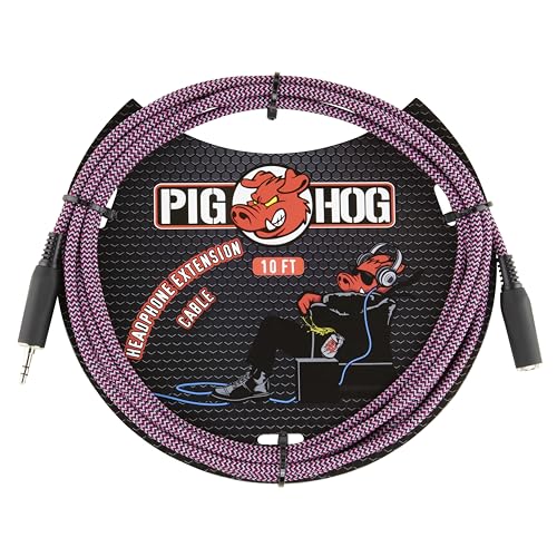 Pig Hog PHX35-10RPP Headphone Extension Cable - color: Riviera Purple