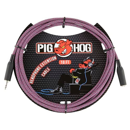 Pig Hog PHX35-10RPP Headphone Extension Cable - color: Riviera Purple