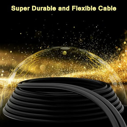 Dual XLR to 2 RCA Stereo Audio Cable 75 FT, Unbalanced 2 XLR to 2 RCA Male Interconnect Cable,【Zinc Alloy Shell, OFC, Gold-Plated Plug】for Home Theater, Microphone, Speaker, Amplifiers, HiFi Systems - size: 75FT