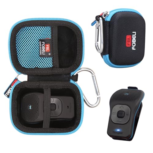 FBLFOBELI Hard Case Compatible with DEWALT Jobsite Pro Wearable Bluetooth Speaker, also fits for Noxgear 39g Wearable Bluetooth Speaker, Magnetic Clip-On Mini Speaker Storage (Blue) - color: Blue