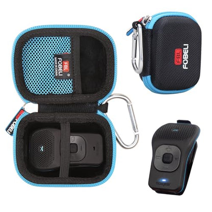 FBLFOBELI Hard Case Compatible with DEWALT Jobsite Pro Wearable Bluetooth Speaker, also fits for Noxgear 39g Wearable Bluetooth Speaker, Magnetic Clip-On Mini Speaker Storage (Blue) - color: Blue