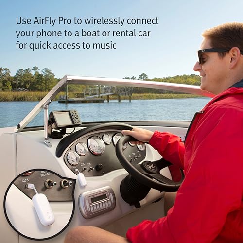 Twelve South AirFly Pro Bluetooth Wireless Audio Transmitter Receiver & Twelve South Butterfly 2-in-1 USB-C MagSafe Charger - style: Bundle AirFly Pro + ButterFly