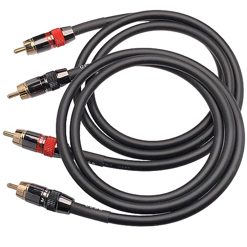 CNCESS CESS-163-3f Heavy Duty 12 Gauge Premium RCA Audio Patch Cable (3 Feet) - size: 36 inches