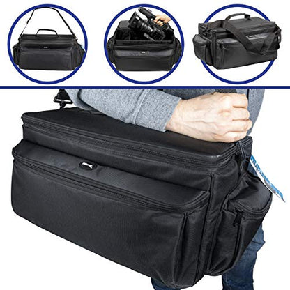 Ultimaxx’s Extra Large, Water-Resistant Professional Gadget Bag Compatible with Camcorders and Accessories for Sony NEX-FS-100, FS-100U, FS-700, FS700UK, FS700R, EA50UH Camcorders, and More