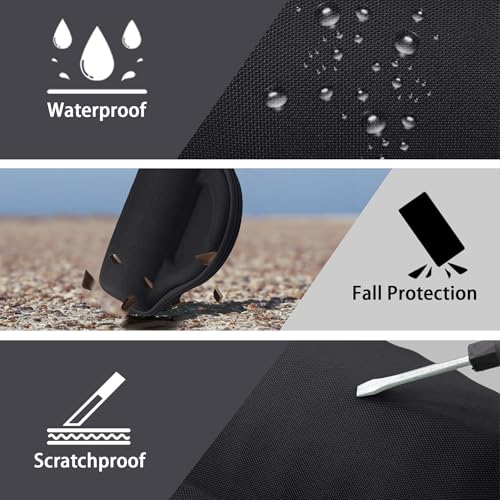 Aenllosi Hard Case for JBL Charge 6 Speaker, Black | EVA case construction, Water-resistant design, Dust-resistant design, Protective case only - color: Black