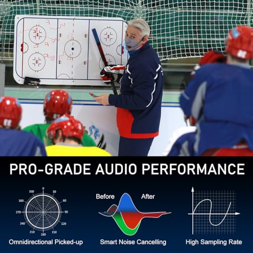KIMAFUN 2.4G IP67 Waterproof Wireless Fitness Headset Microphone | Lightweight, for Swimming Pool, Fitness Sports, Yoga, Gym, Class, Speaker, Laptop, Tablet for 2 People, GWP92 - size: GWP92(2TX+1RX)