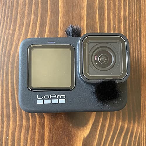 Camera Mic Wind Muff For Go Pro Hero 9 10 Dead Cat Windscreen Microphone Cover For Series Of Go Pro Hero (Black) - color: Black