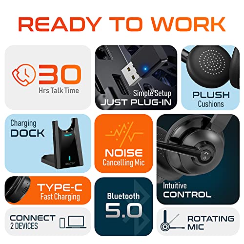 Delton 35X Bluetooth Computer Headset with Noise Cancelling Mic