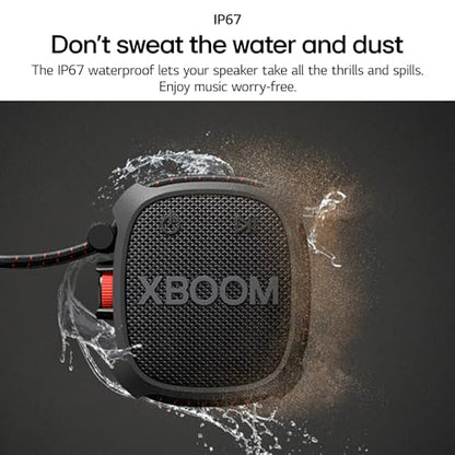 LG XG2T XBOOM Go Wireless Speaker with Powerful Sound and up to 10 HRS of Battery
