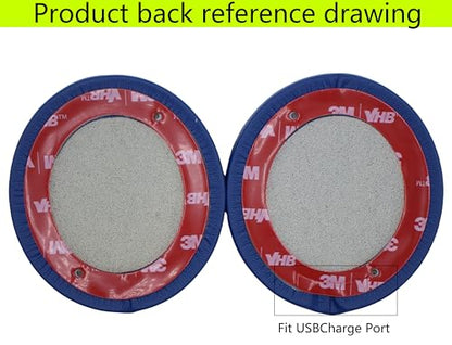 Replacement Ear Pads Compatible with Beats Solo3.0 Wireless Indigo - color: Indigo
