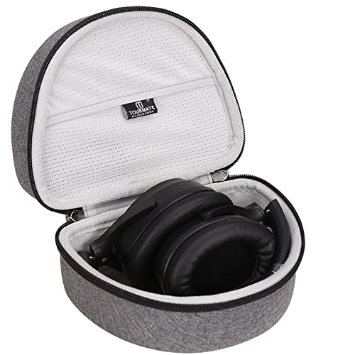 Hard Case for Skullcandy/HROEENOI/Anker Headphones, Black,Case Only - color: Grey