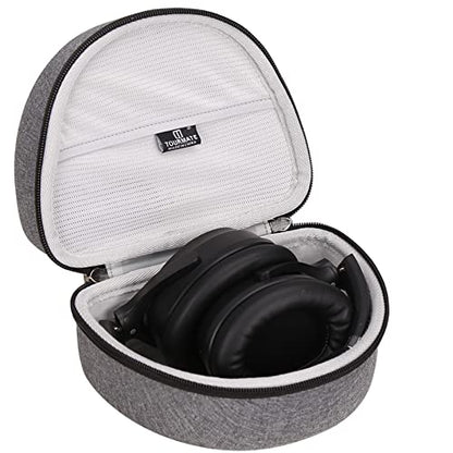 Hard Case for Skullcandy/HROEENOI/Anker Headphones, Black,Case Only - color: Grey
