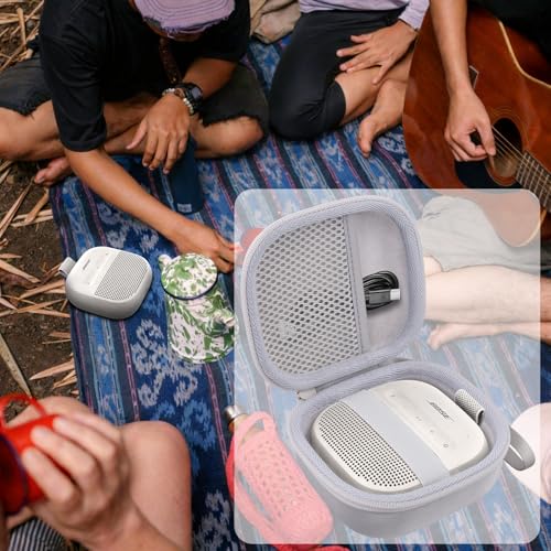 Hard Case for Bose SoundLink Micro 2nd Gen Portable Bluetooth Speaker - color: White Case