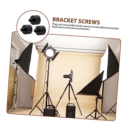 Tripod Screw Adapter Set 5/8 to 1/4 Thread for Microphone Stand Mounts