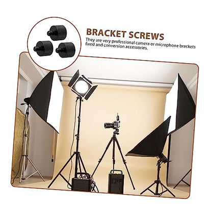 Tripod Screw Adapter Set 5/8 to 1/4 Thread for Microphone Stand Mounts