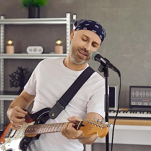 Pyle Universal Microphone Stand - Handheld Mic Compatible, Heavy Compact Base, Lightweight & Compact Design, 2.8 to 5 Ft Height Adjustable Clamp, Pivot Angle Clip, Home/Studio Use (Pair) - size: Pack of 2
