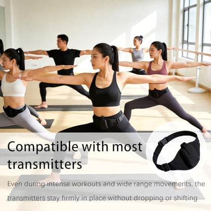 14 Pcs Mic Belt Wireless with Anti Dropping Strap and Sweat Absorbent Belt Neoprene Microphone Holder Waistband Bag for Fitness Instructor Vertical Speaker Theatre