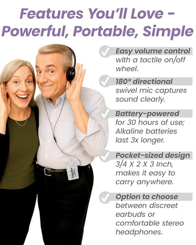 SuperEar SE5000 - Hearing Amplifier, Personal Headphones, Audio Accessories