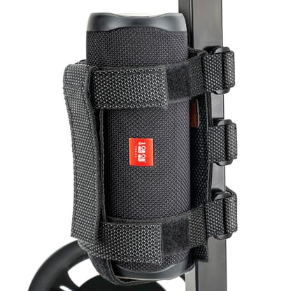 10L0L Golf Cart Speaker Mount, for Yamaha, EZGO, Club Car Carts & Bike ATV - color: Black