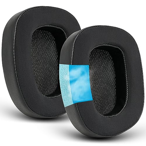 Replacement Ear Pads for Logitech G433 G533 G633 G933 G935 G231 Cooling Gel | Premium Ear Cushions Ear Cups with Thick Memory Foam for Gaming Headset (Black)