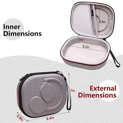 Case for JBL Tune 770NC/510BT/720BT/520BT/670NC/520C Headphones Gray | Hard Carrying Travel Case for JBL Live 770NC/670NC/680NC/780NC Headphones - color: 10.Grey outside + Grey inside