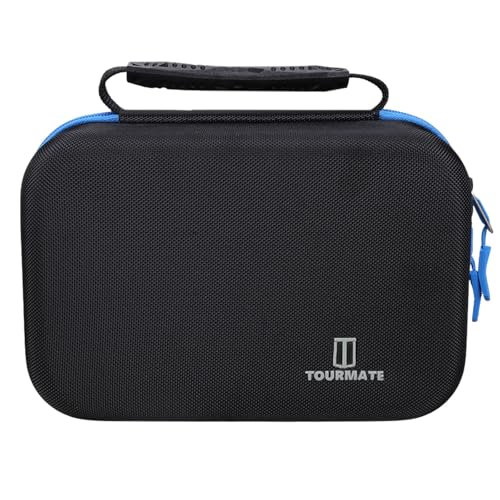 Tourmate Hard Storage Case Compatible for YAMAHA MG06X/MG06 6-Input/AG03/AG03 MK 2/AG06MK 2 Stereo Mixer, Protective Hard Shell Carrying Bag(CASE ONLY) (Black & Blue) - color: Black & Blue