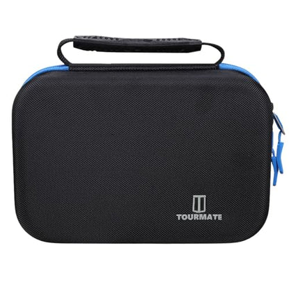 Tourmate Hard Storage Case Compatible for YAMAHA MG06X/MG06 6-Input/AG03/AG03 MK 2/AG06MK 2 Stereo Mixer, Protective Hard Shell Carrying Bag(CASE ONLY) (Black & Blue) - color: Black & Blue